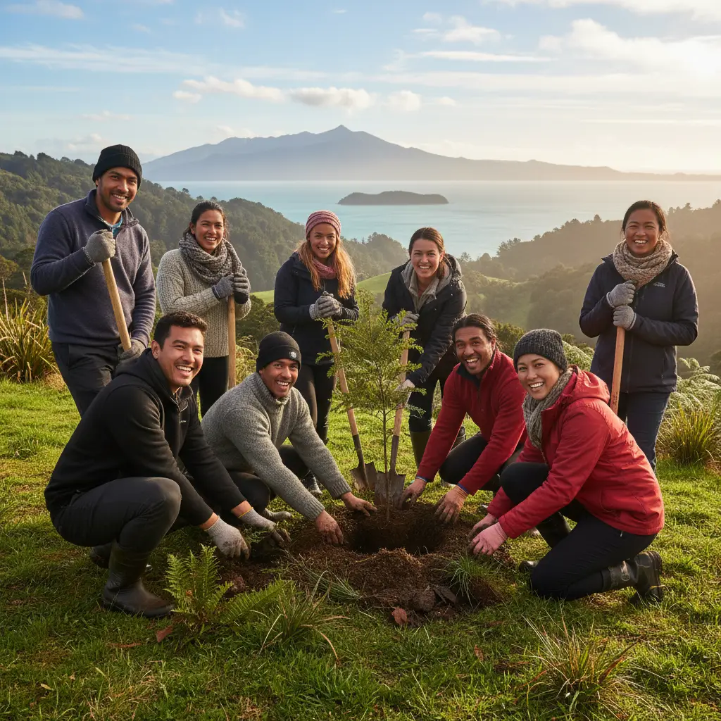 Community tree planting as a form of Matariki observance