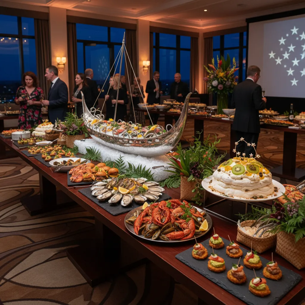 Luxury Matariki catering spread