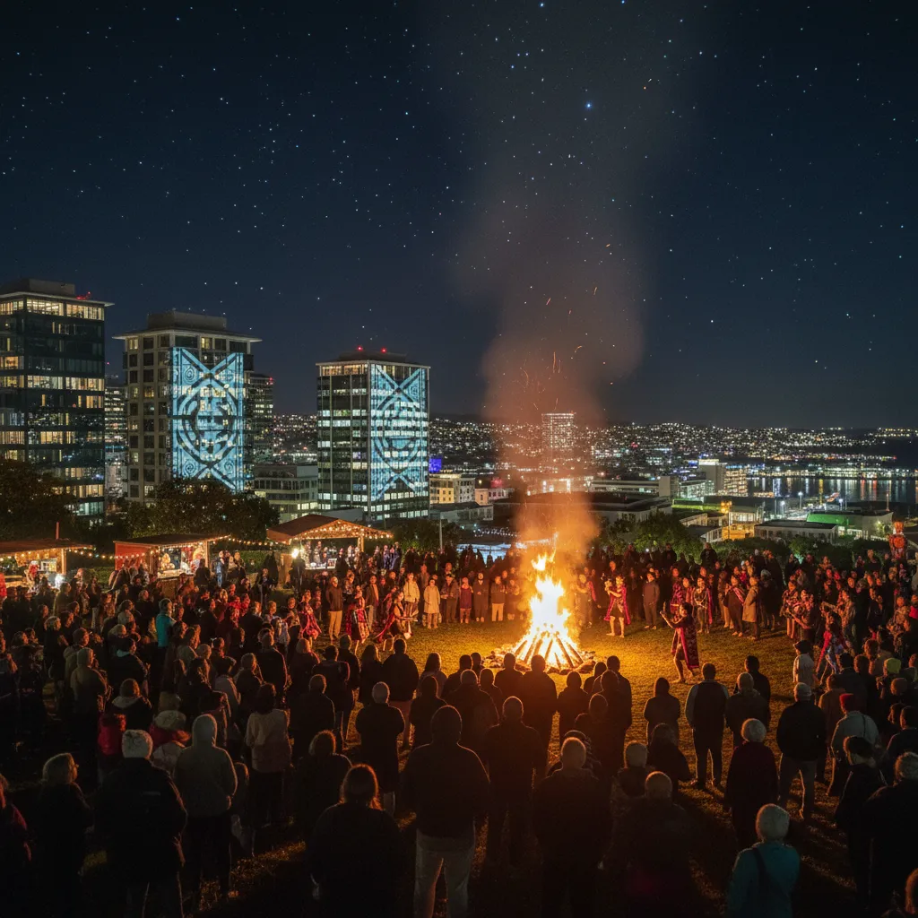 Community gathering for Matariki celebrations