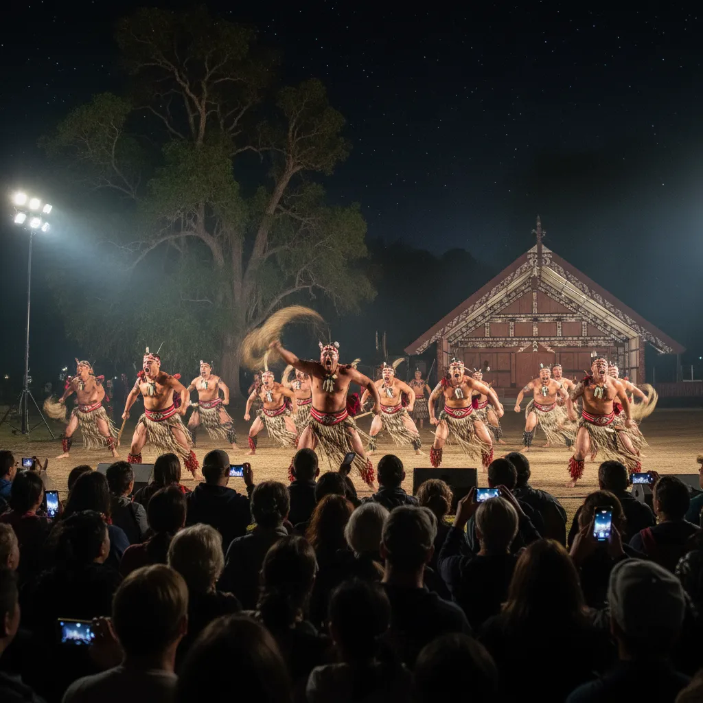 Kapa Haka performance at a Matariki festival event