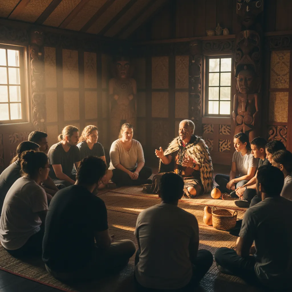 Group learning session at a Matariki workshop