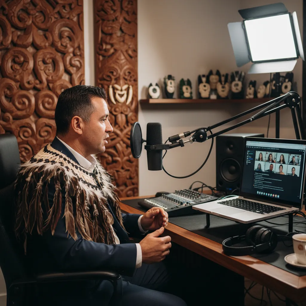 Virtual Māori cultural workshop session