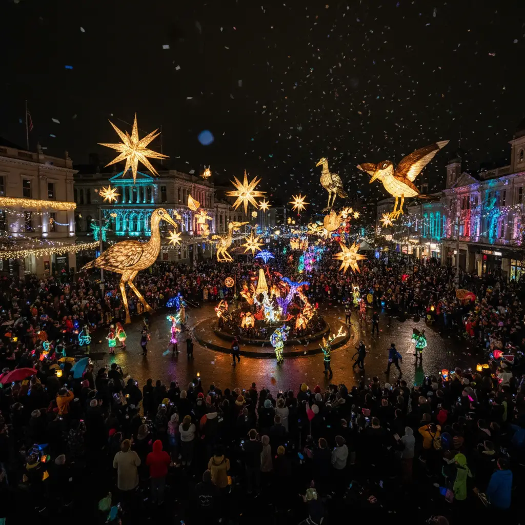 Dunedin Midwinter Carnival lantern parade