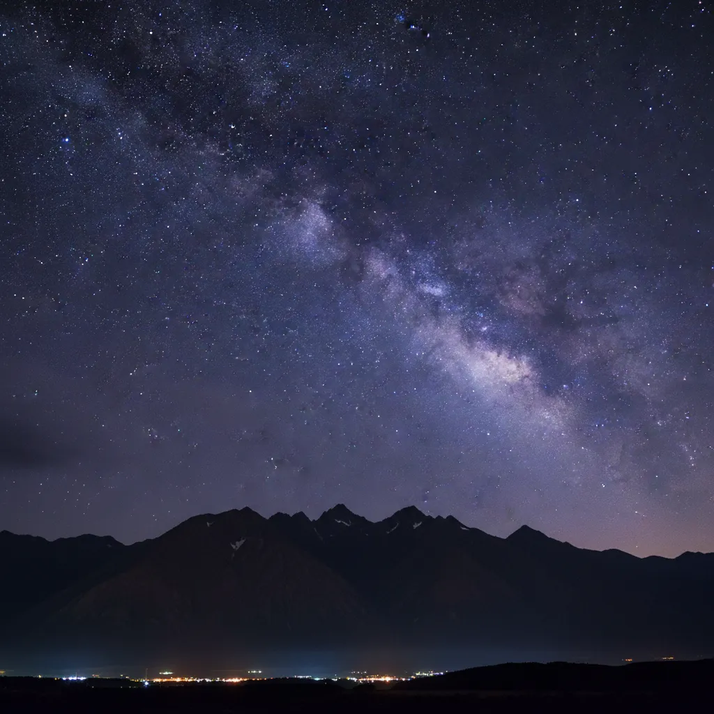 Matariki star cluster rising marking the New Year