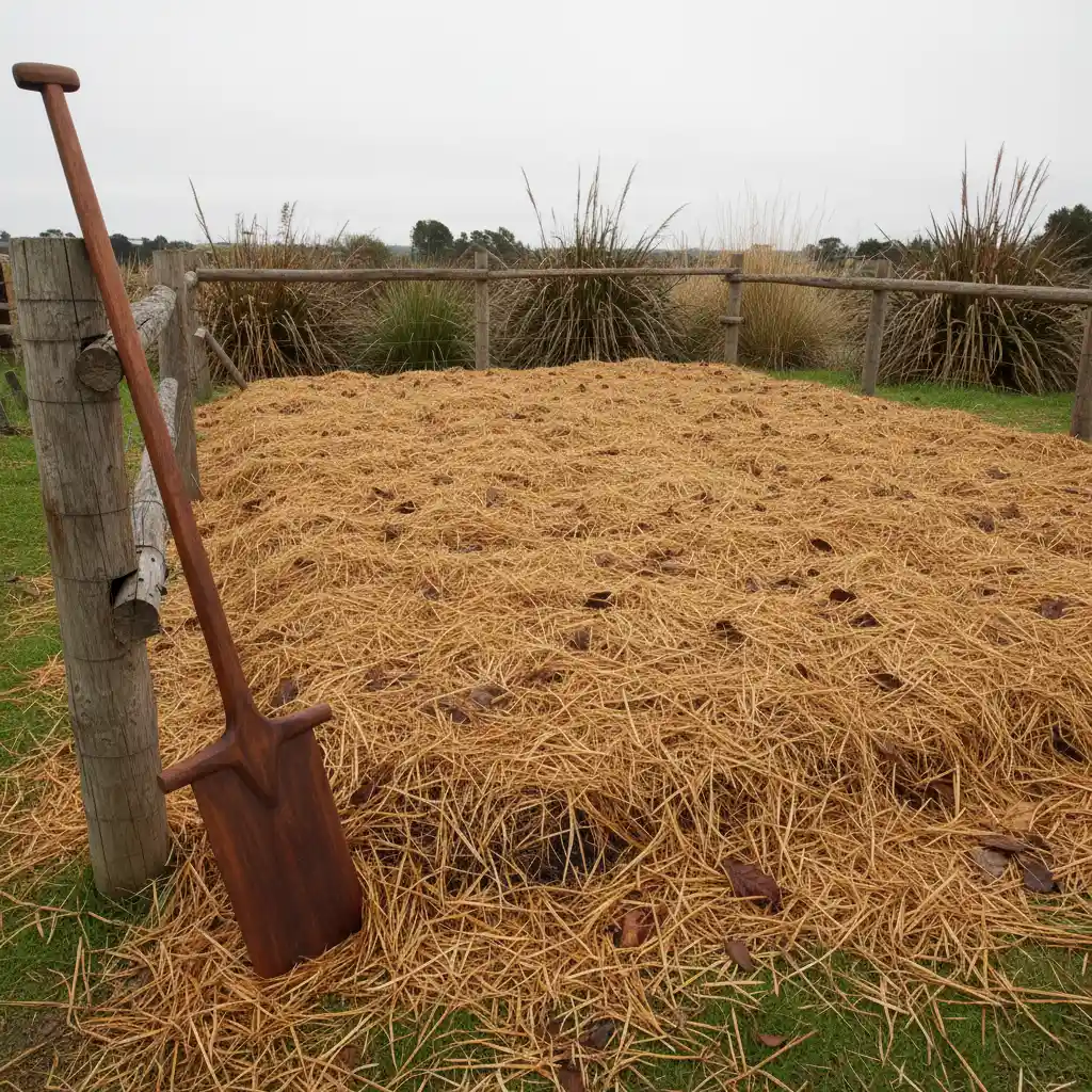 Garden soil resting under mulch during Korekore phase