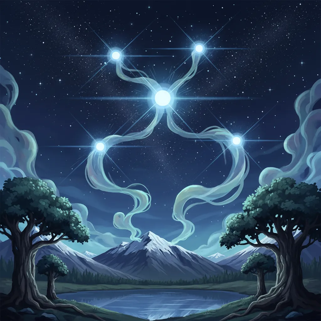 Matariki star cluster receiving the steam offering