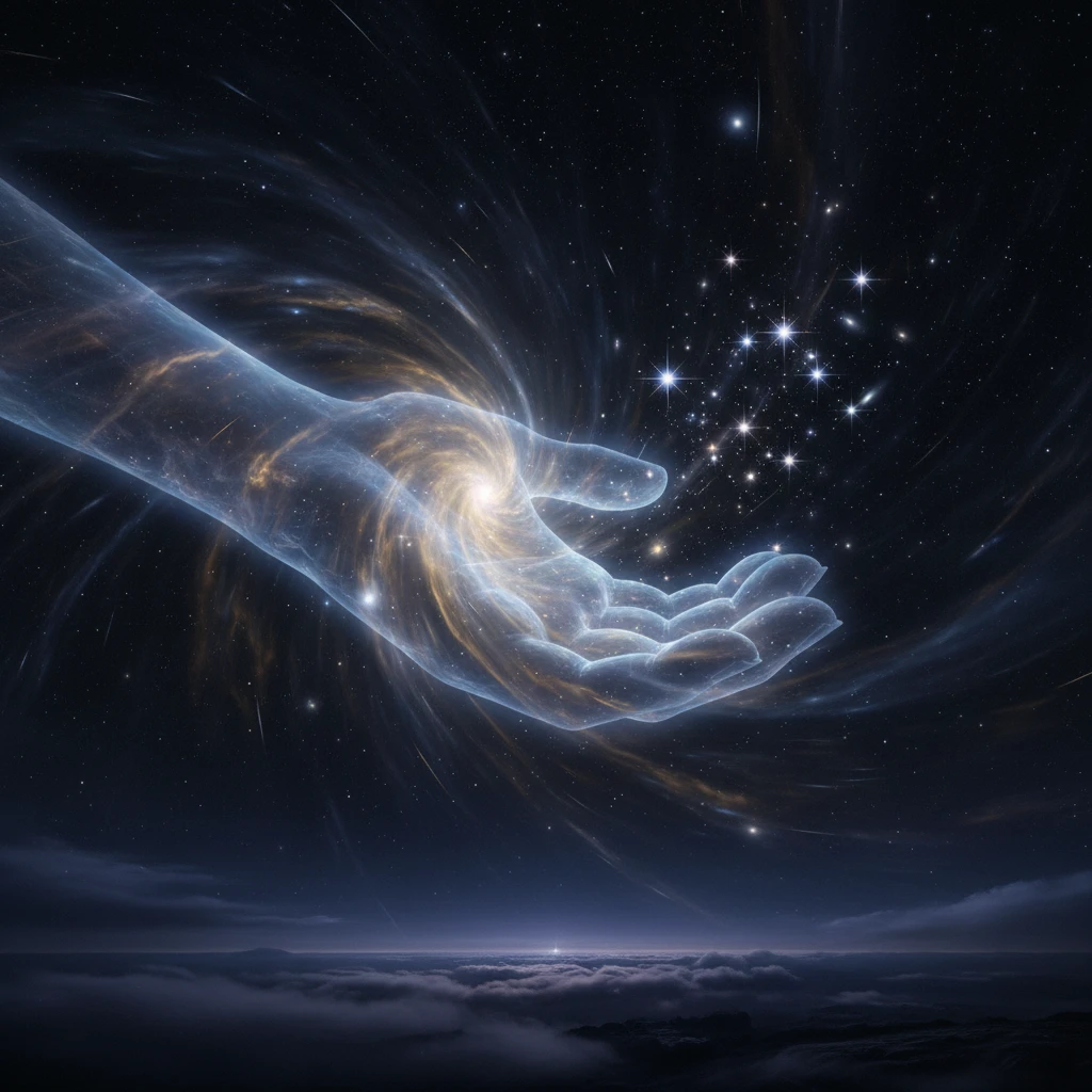 Tāwhirimātea throwing his eyes to create the Matariki stars