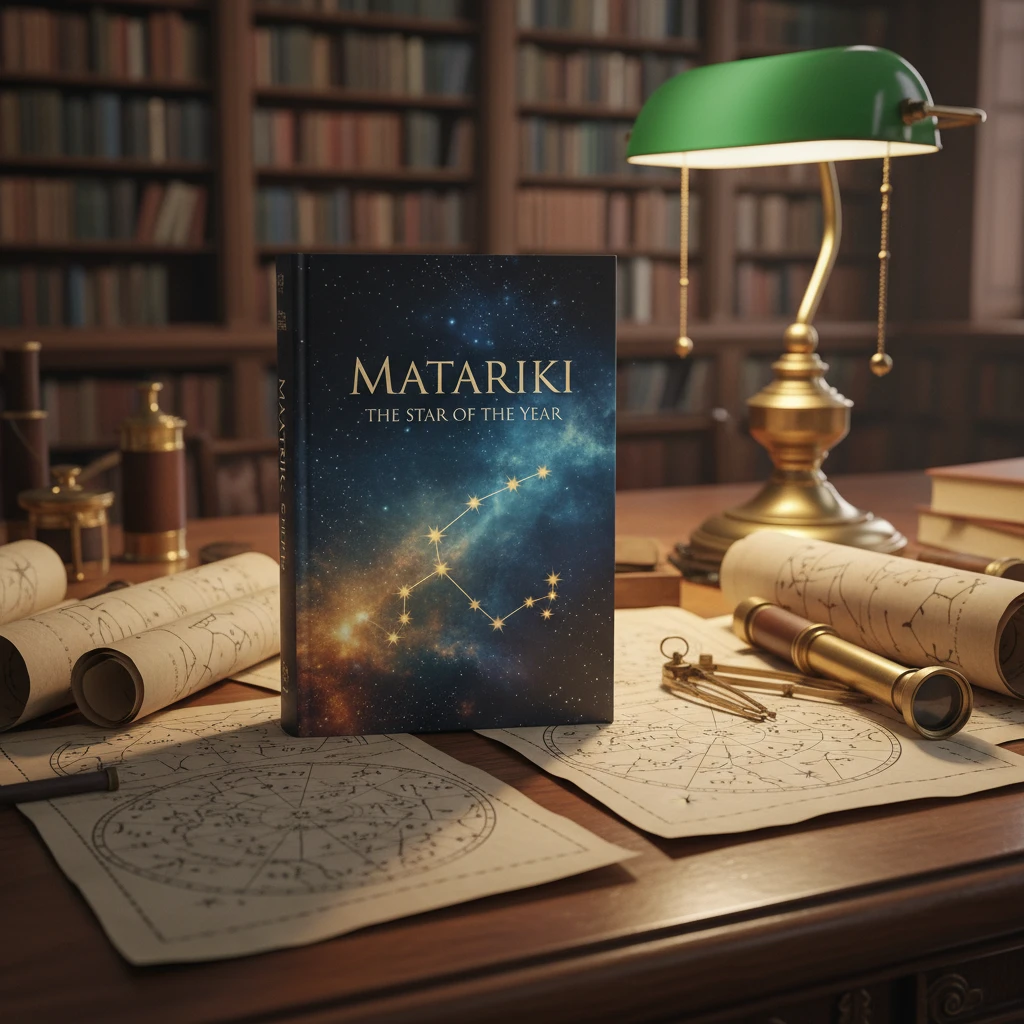 Matariki The Star of the Year book display