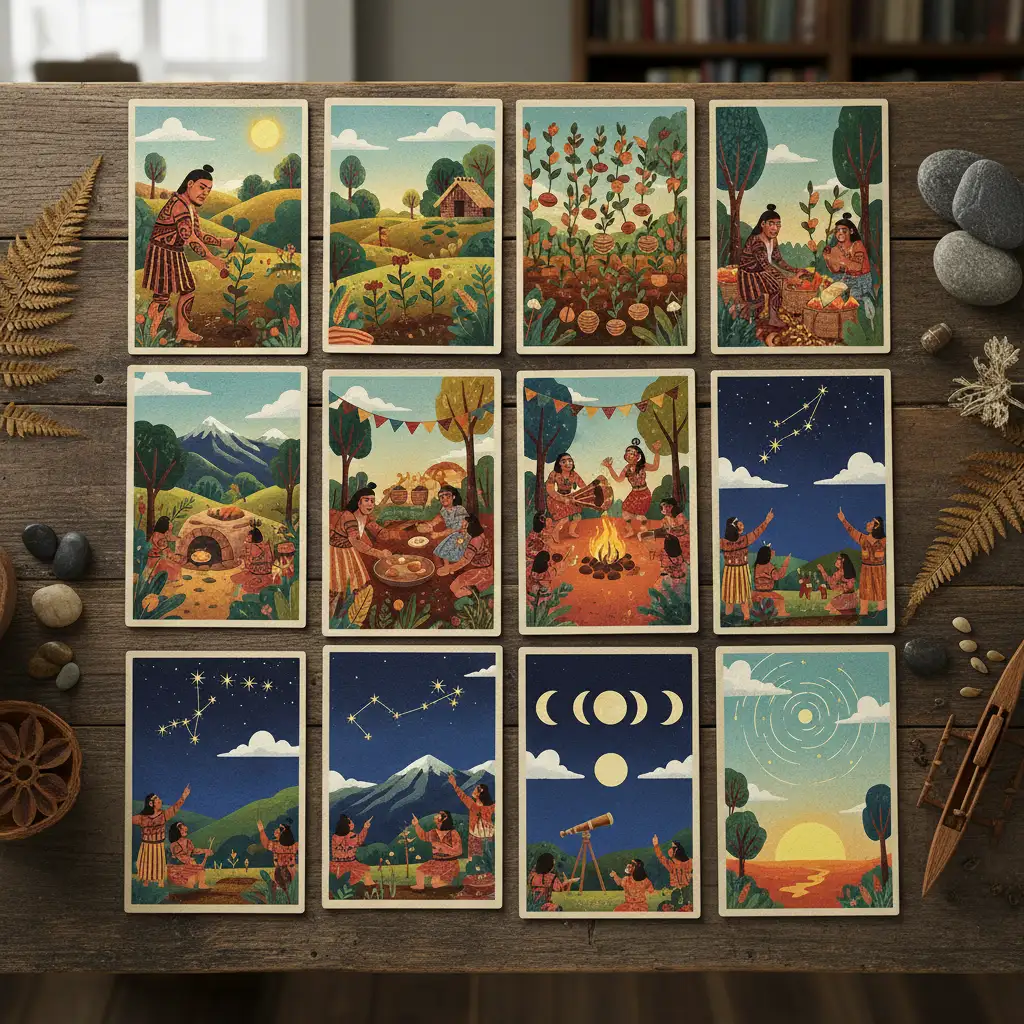 Story sequencing cards for Puanga curriculum