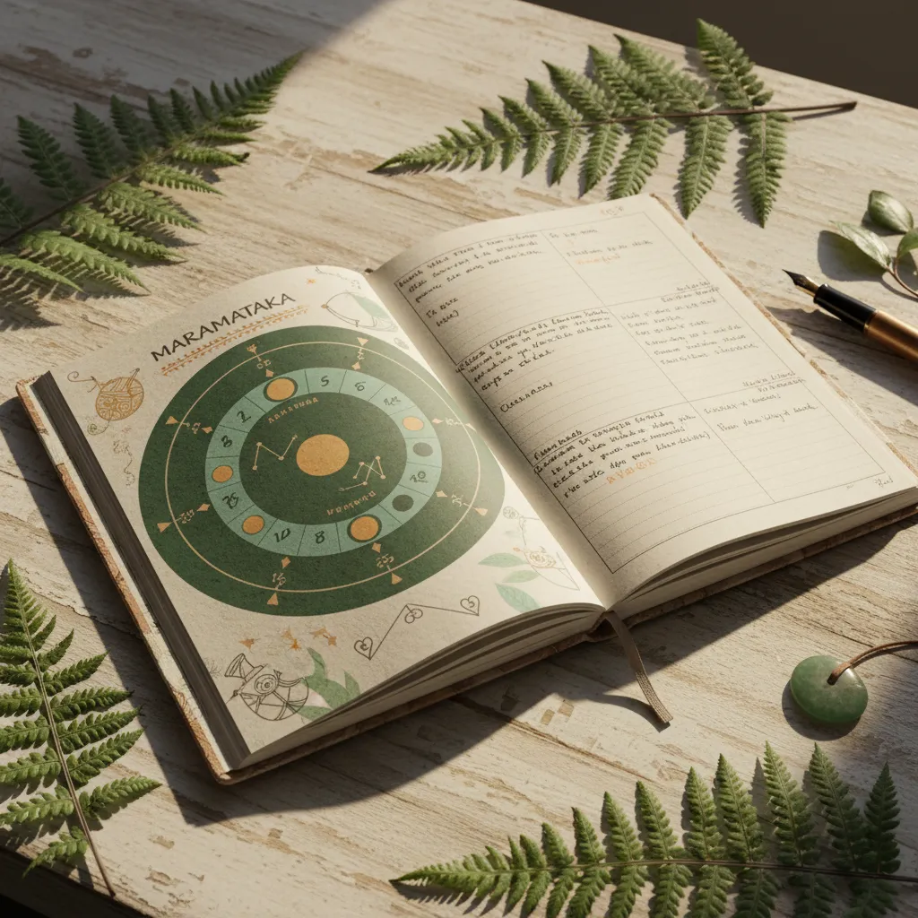 Modern application of the Maramataka calendar in a journal