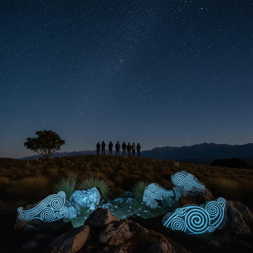 Viewing the Matariki star cluster in New Zealand