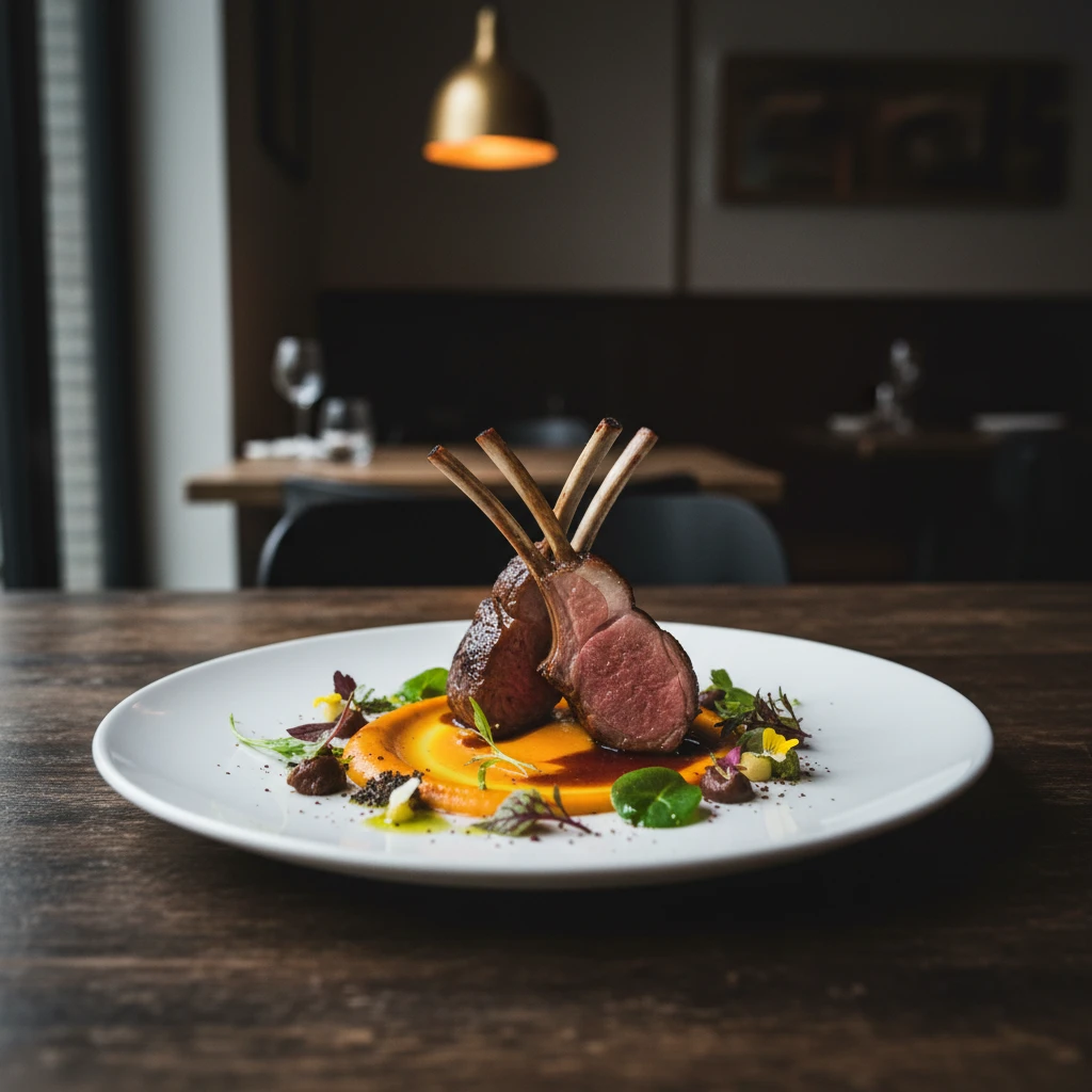 Gourmet Matariki dish featuring traditional Māori ingredients
