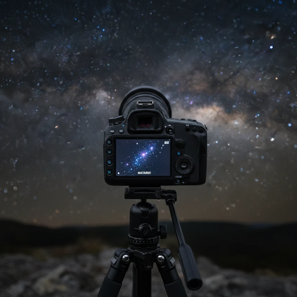 Camera setup for astrophotography