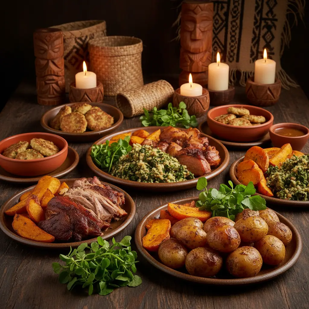Traditional Hāngī feast for Matariki celebrations Rotorua