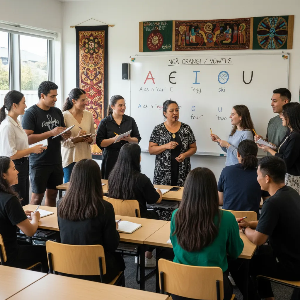 Learning Te Reo Maori pronunciation