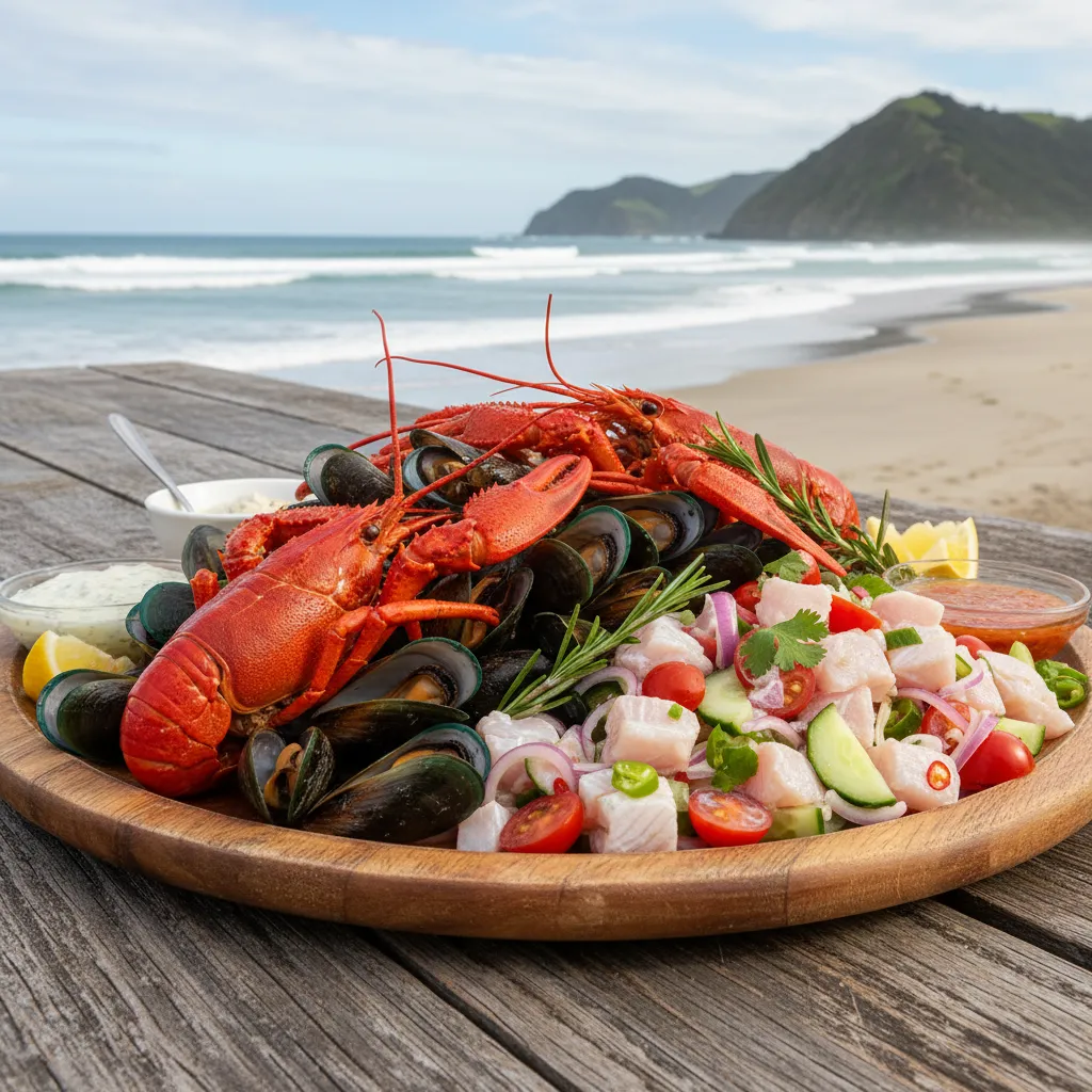Kaimoana seafood platter for Matariki feast
