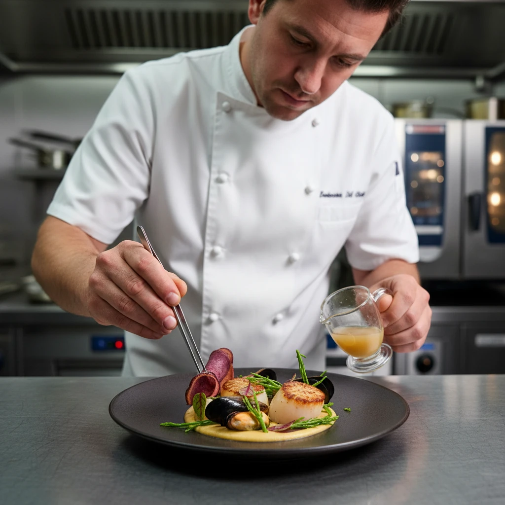 Chef preparing Matariki special dish
