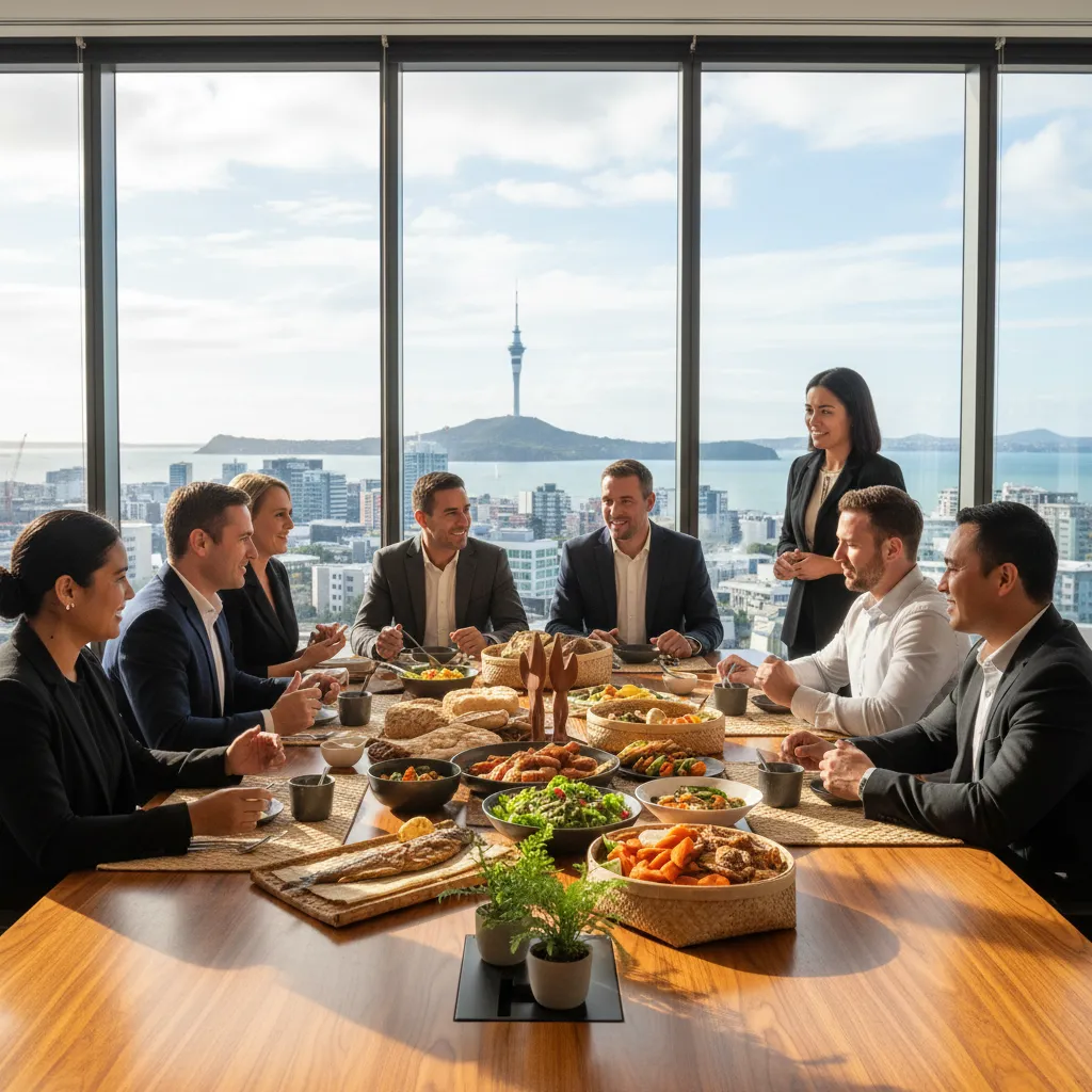 Workplace Matariki shared lunch