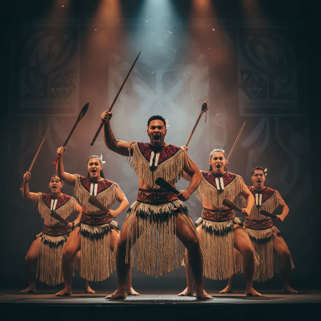 Kapa Haka performance at a ticketed Matariki cultural event