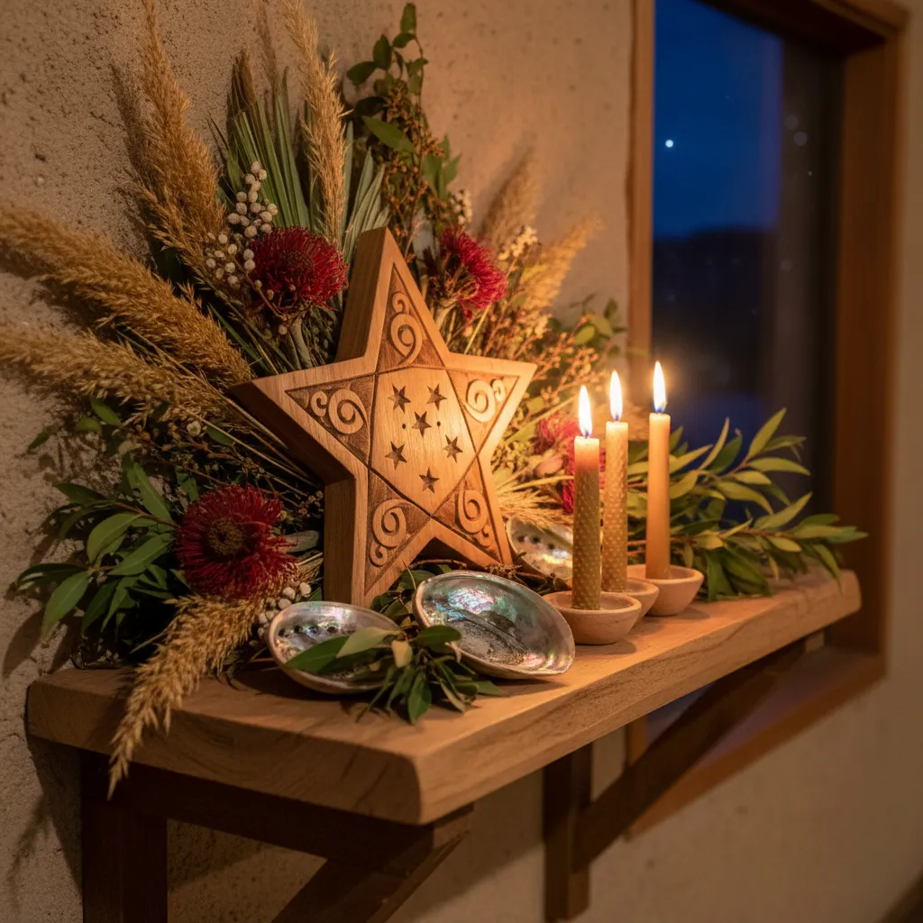 Eco-friendly and sustainable Matariki decorations using natural materials