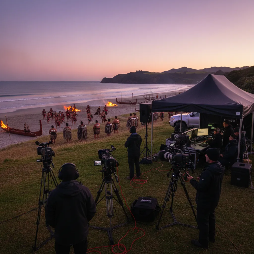 Broadcasting the National Matariki Hautapu ceremony