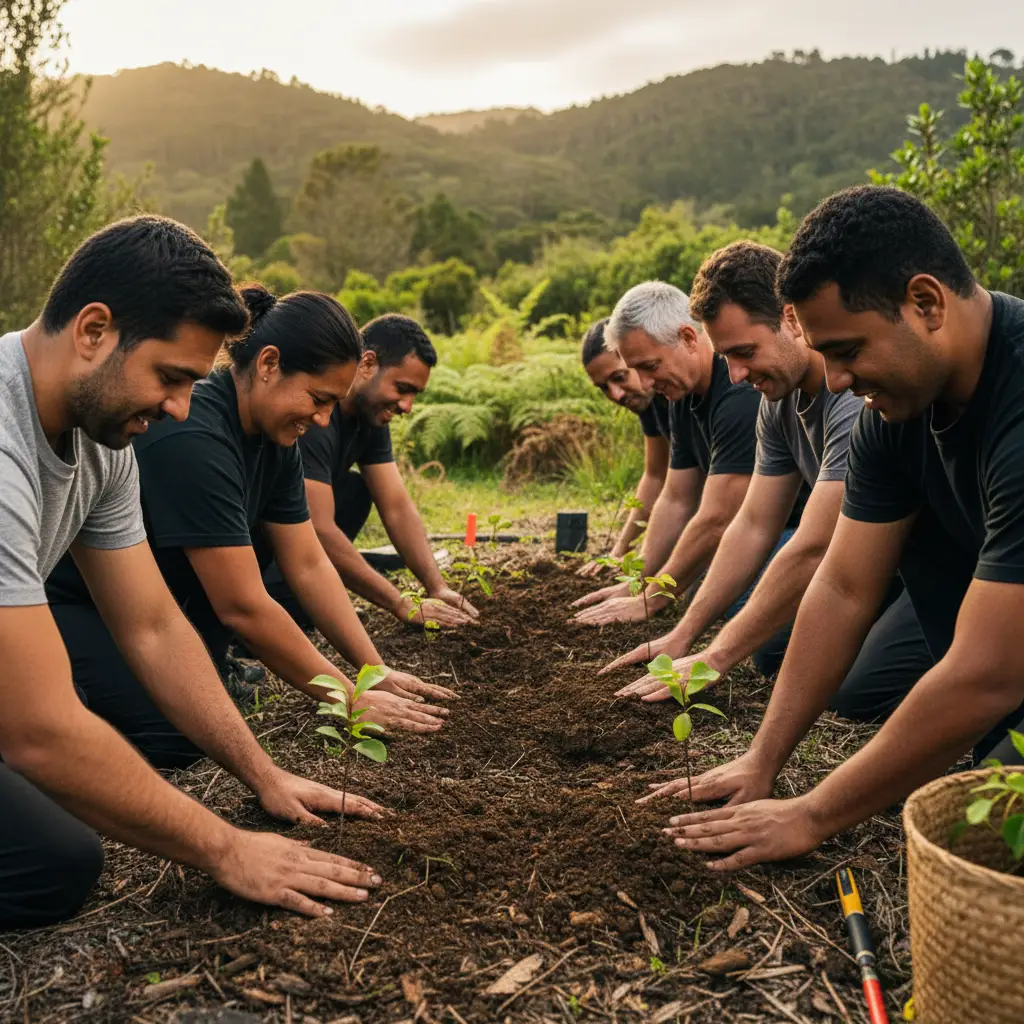 Community tree planting for Matariki