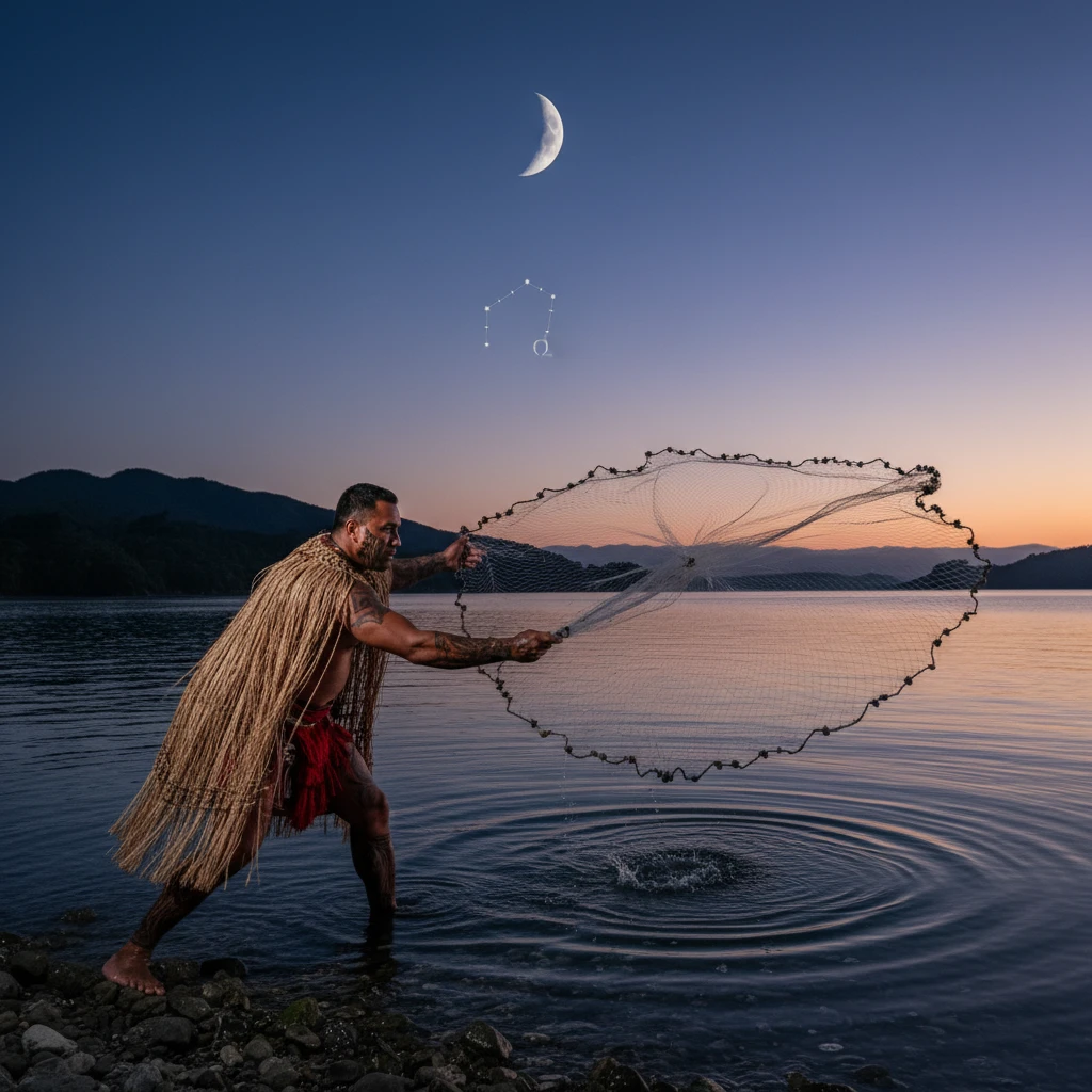 Fishing during the Tangaroa moon phase