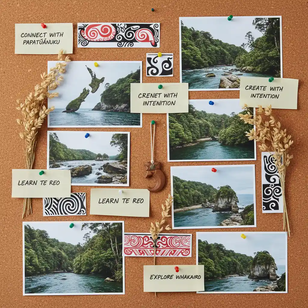 A Matariki inspired Hiwa vision board