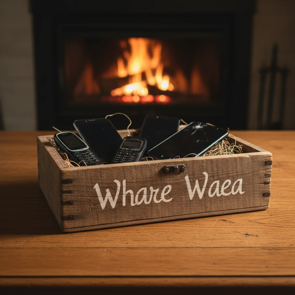 Phone storage box for digital detox