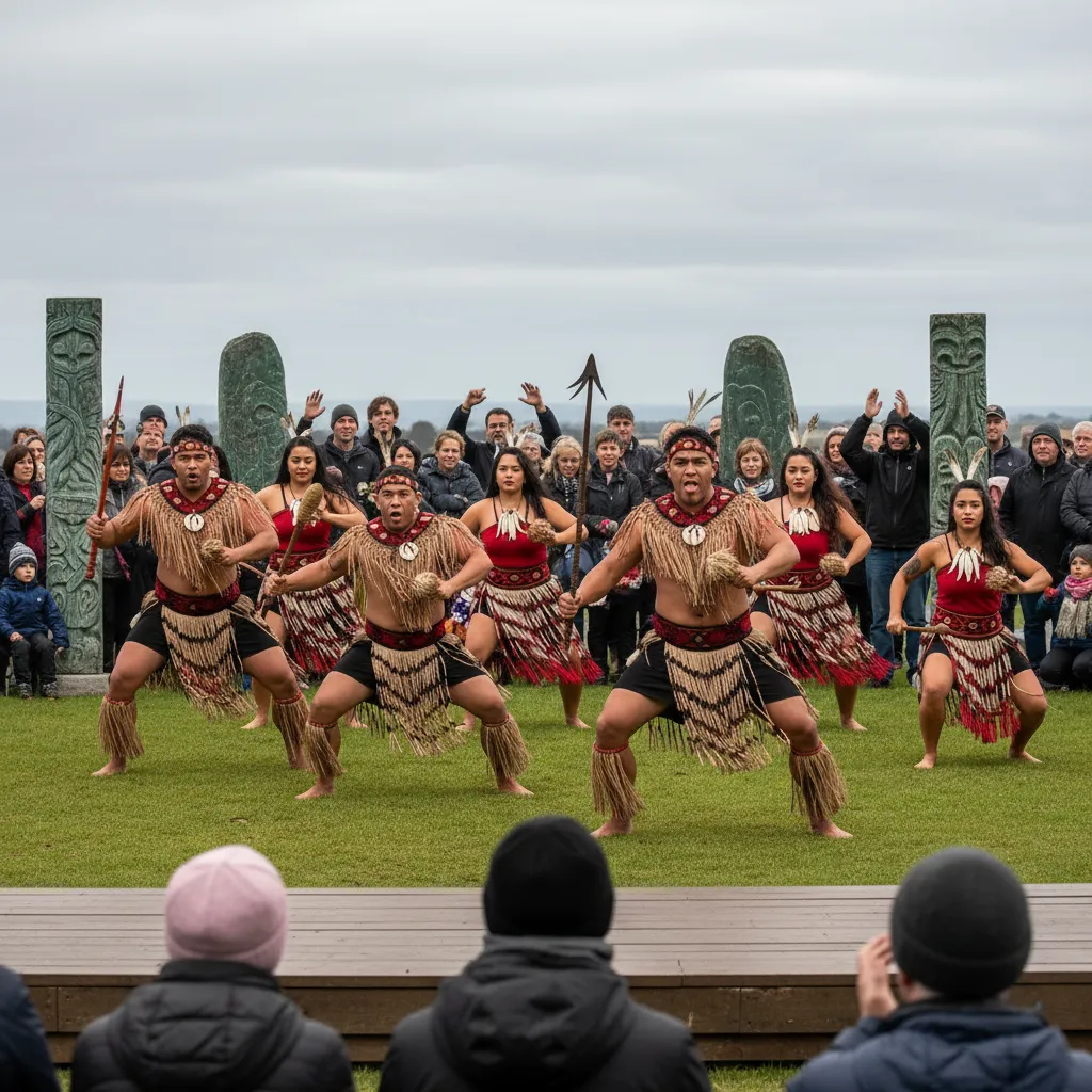Kapa Haka performance at the Aotea Matariki celebrations