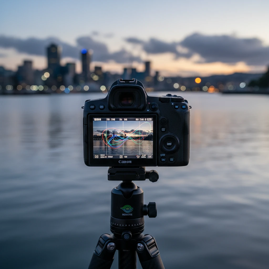 Camera setup for long exposure drone photography
