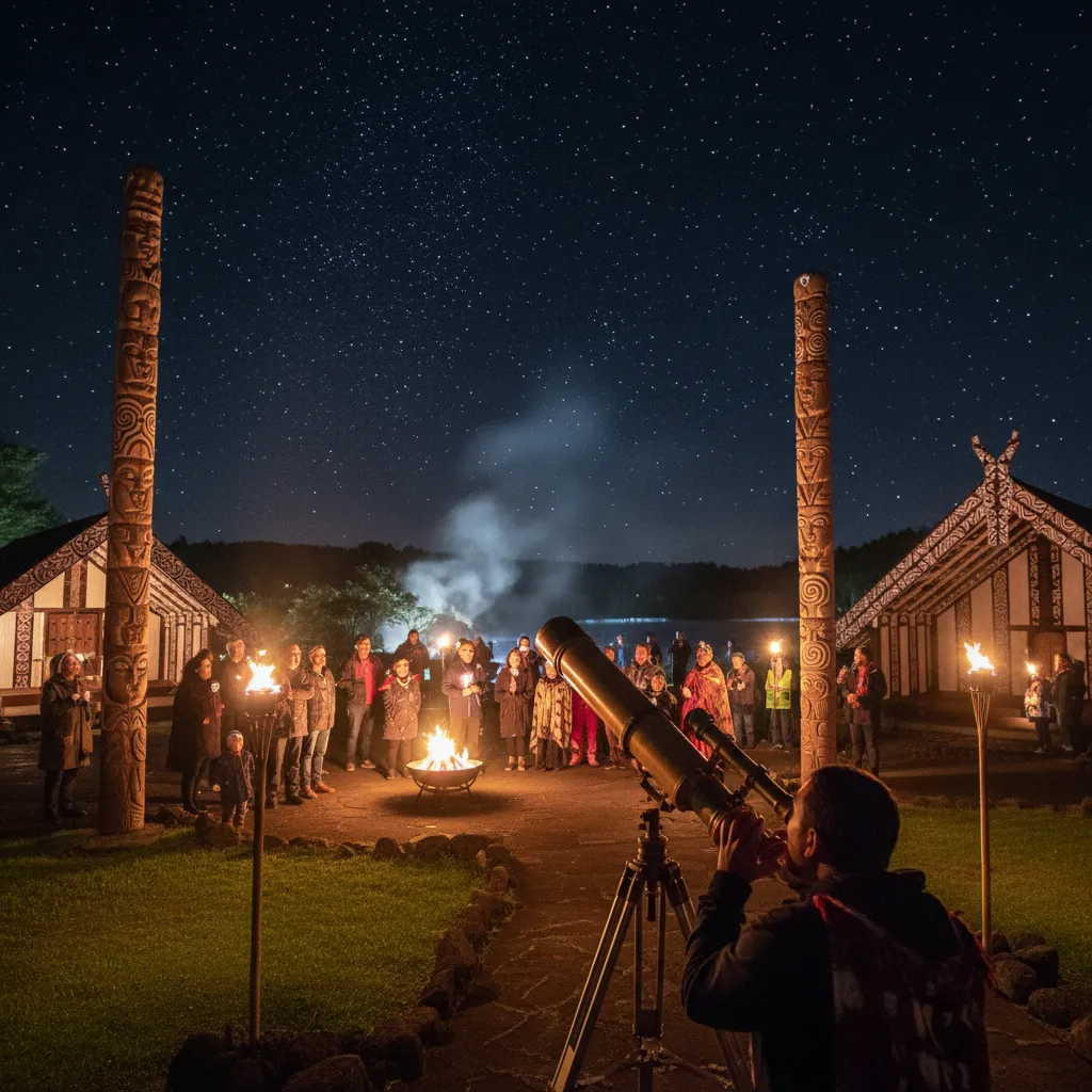 Matariki star gazing and cultural celebration in Rotorua