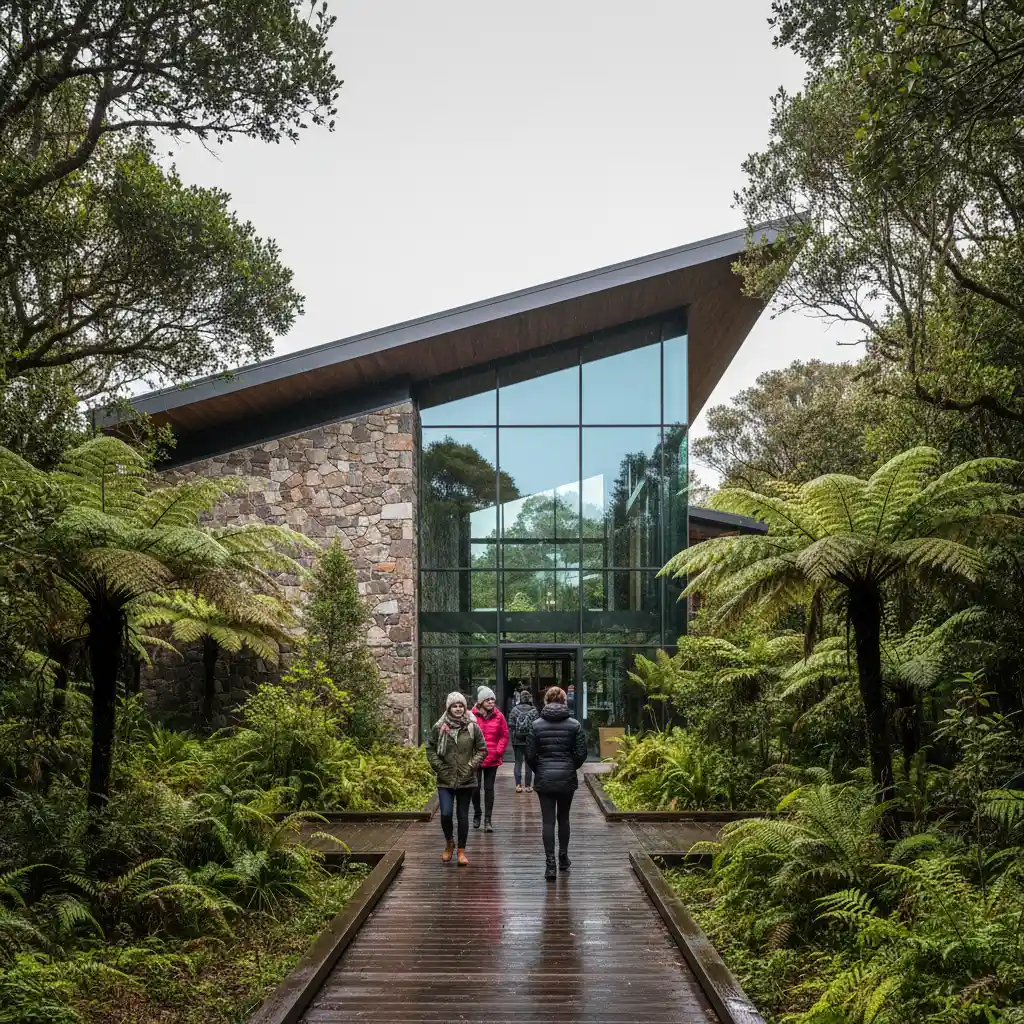 Te Kōngahu Museum of Waitangi exterior
