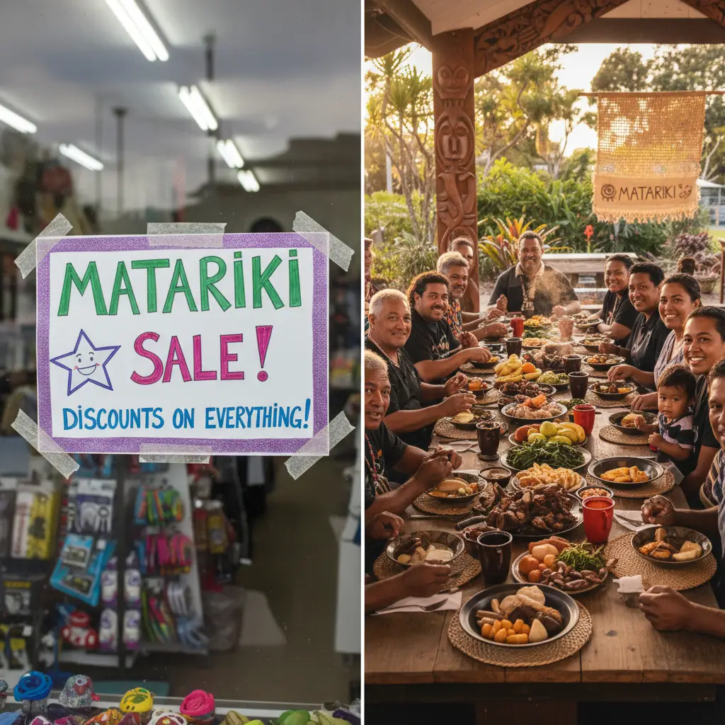 Contrast between Matariki washing and authentic celebration