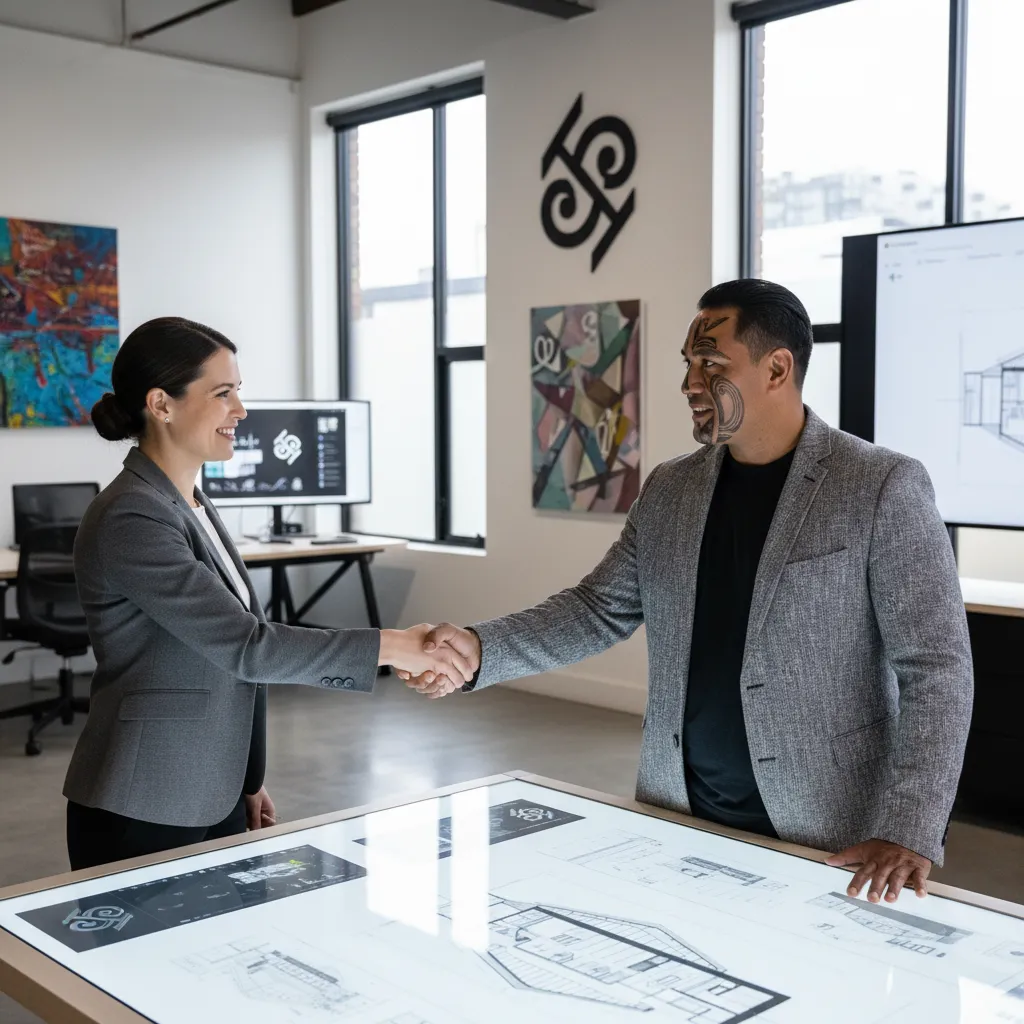 Partnership between business and indigenous creators