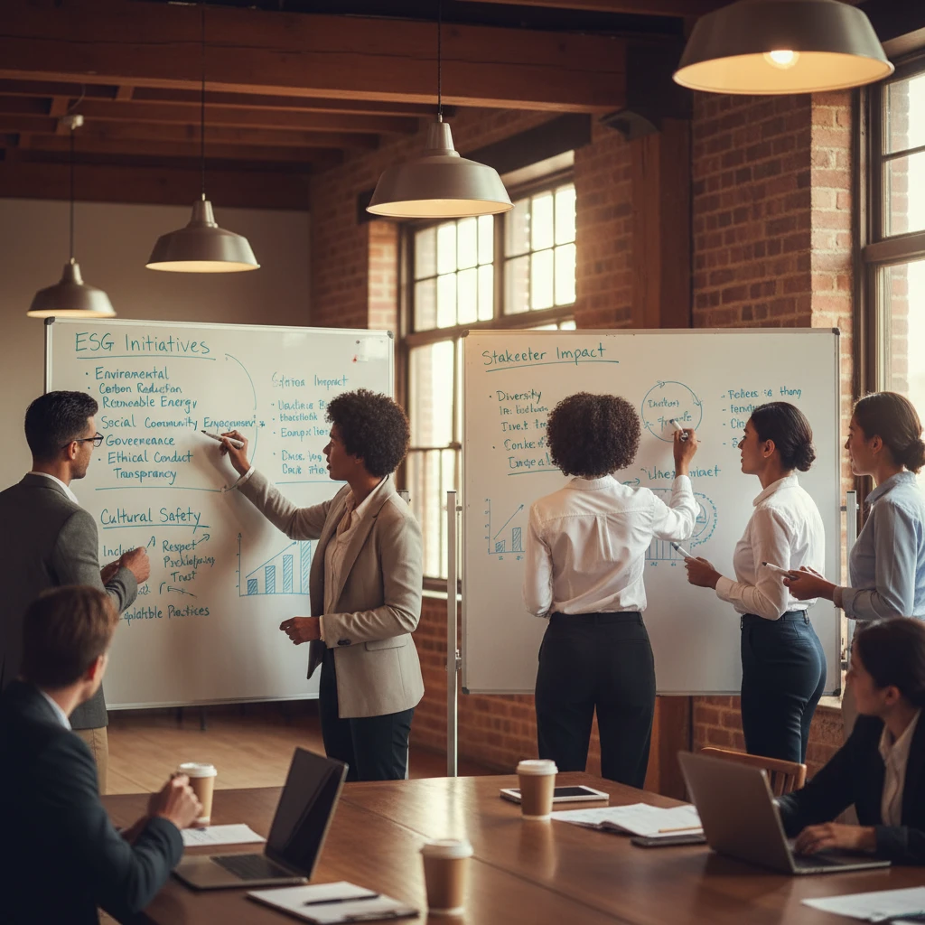 Workshop session on ESG and Indigenous Cultural Safety