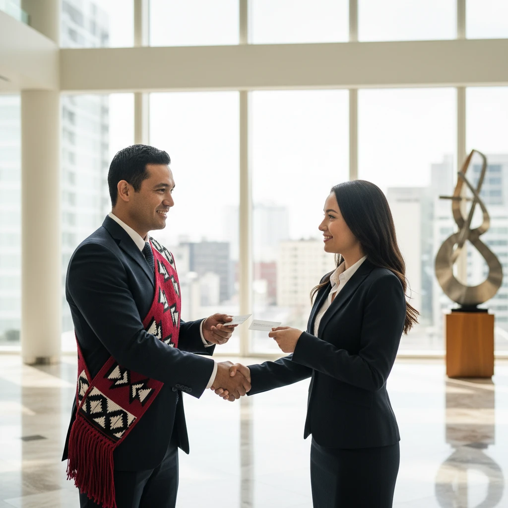 Networking and partnership building at the Matariki Business Summit