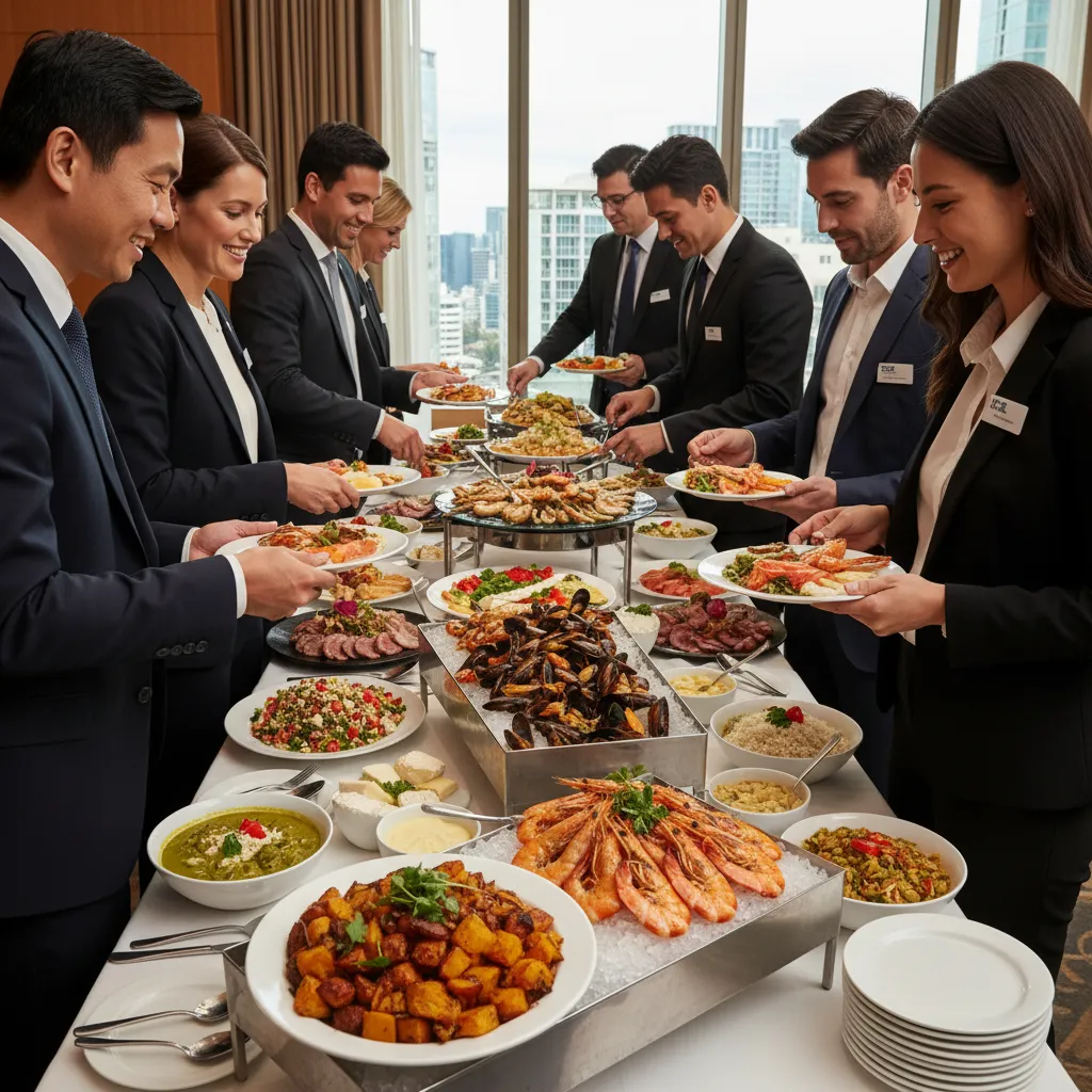 Staff enjoying a shared Kai feast for Matariki celebration