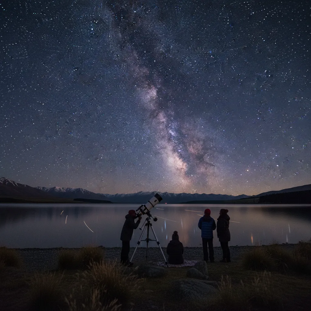 Stargazing at Lake Tekapo Dark Sky Reserve