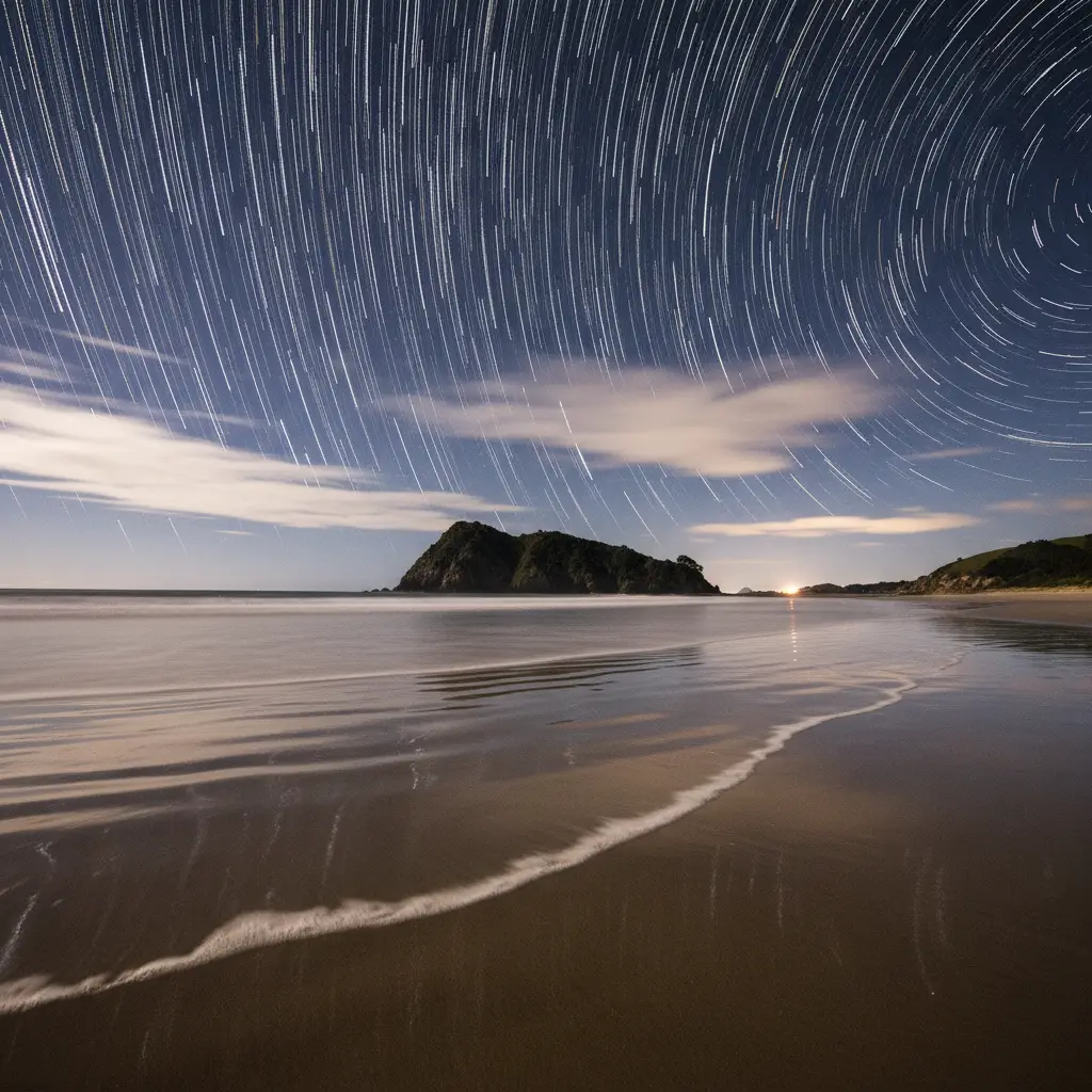 Stargazing at Cable Bay Northland