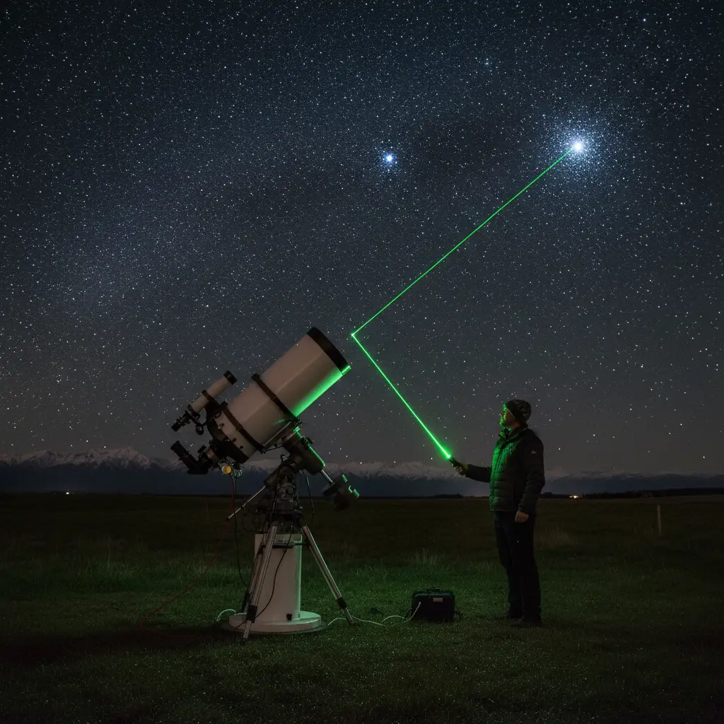 Professional telescope setup for Wanaka stargazing tour