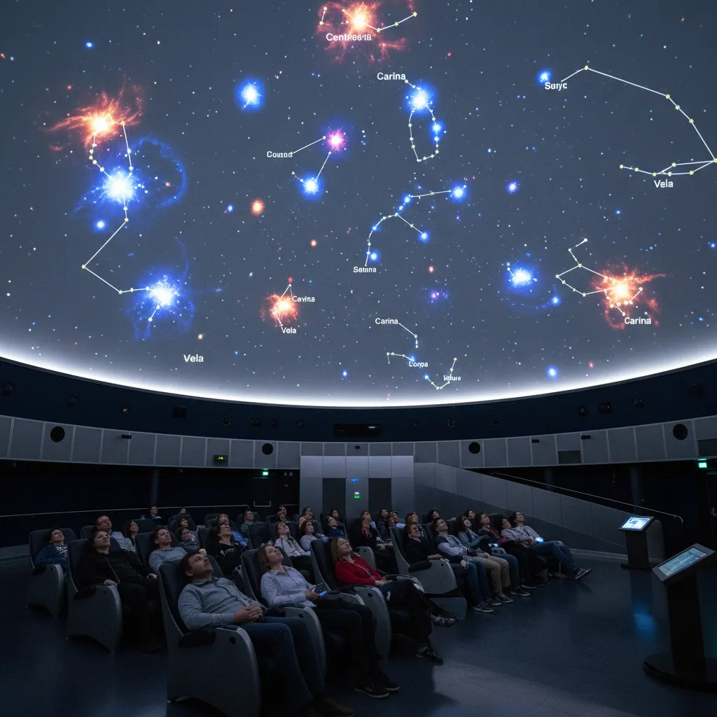 Indoor planetarium alternative for bad weather