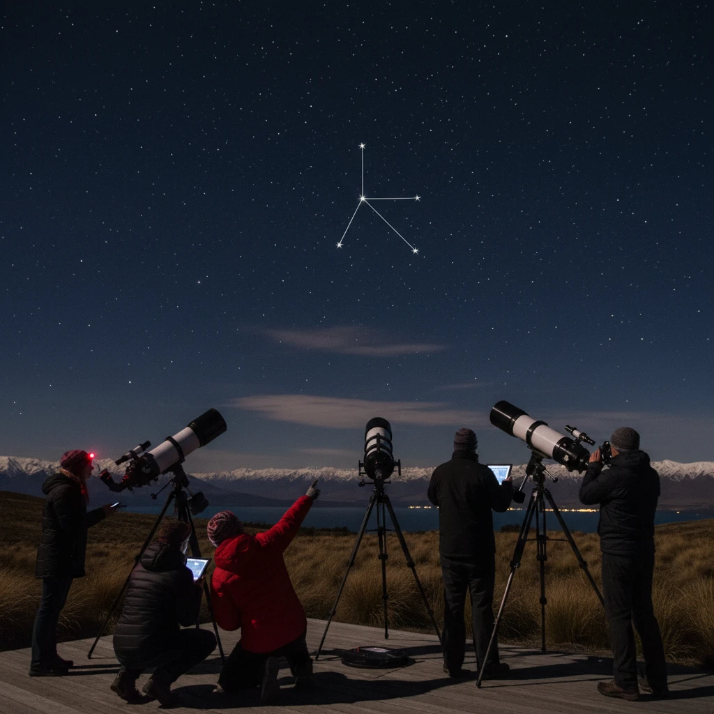 Stargazing tourism in New Zealand Dark Sky Reserve