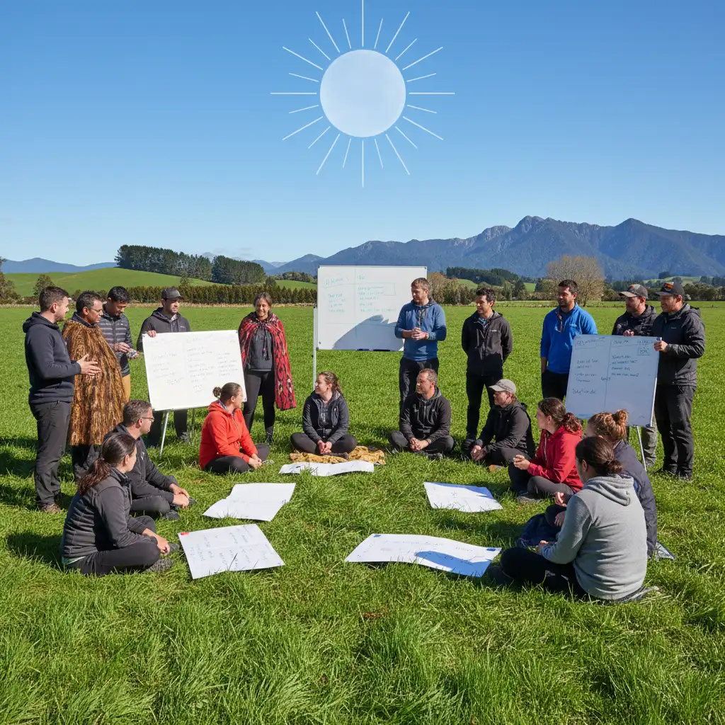 Community gathering and planning during a high energy lunar phase
