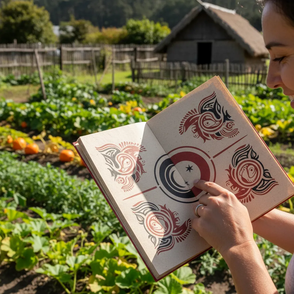 Checking the Maramataka calendar for planting times