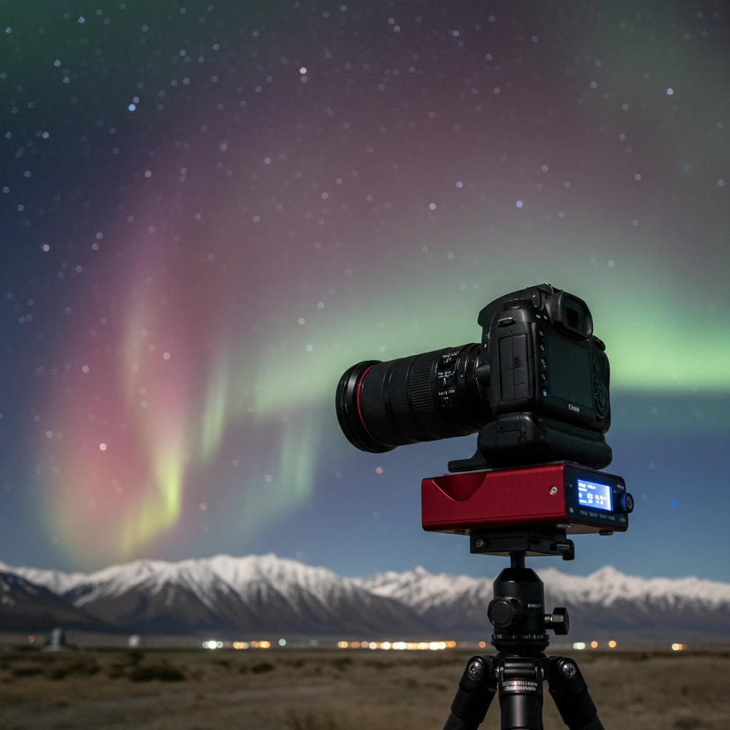 Camera setup for Aurora Australis photography