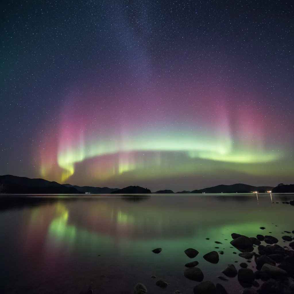 Aurora Australis viewing from Rakiura Stewart Island