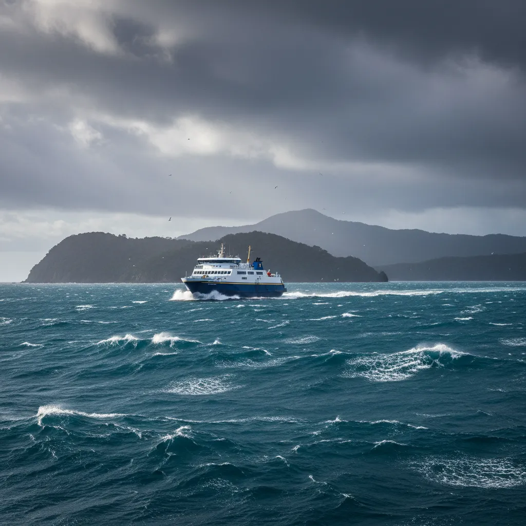 Ferry crossing to Stewart Island