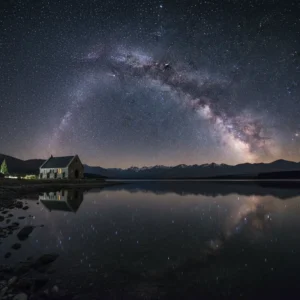 Milky Way over Lake Tekapo Dark Sky Reserve