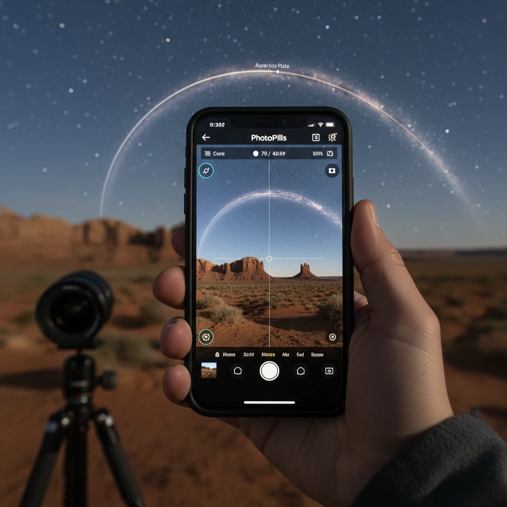 Using PhotoPills app for Milky Way planning